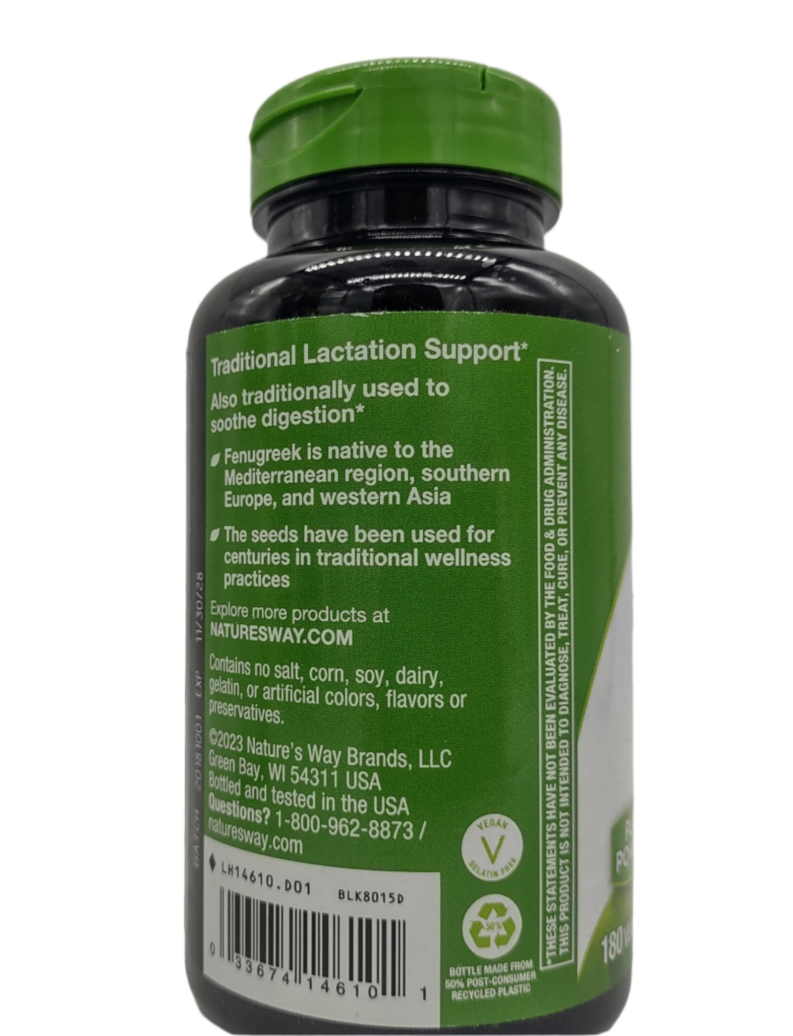 Nature’s Way Fenugreek Seed – 180 Capsules (Pack of 2)-Express Your Love Gifts