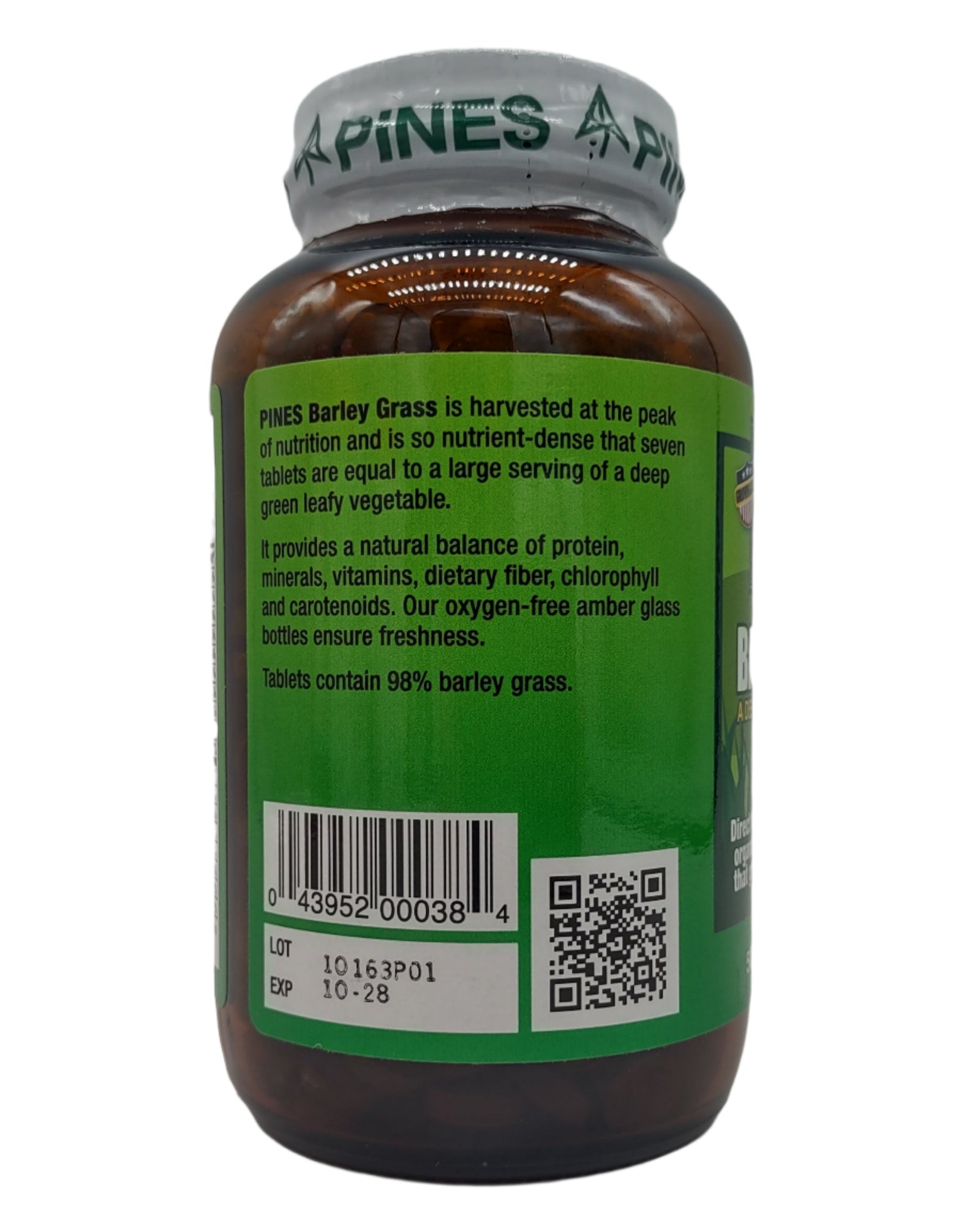 Pines Organic Barley Grass Tablets, 500-Count, USDA Certified Organic, Non-GMO-Express Your Love Gifts