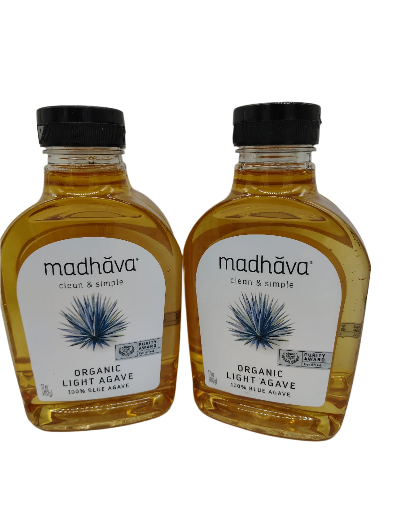 Madhava Organic Agave Nectar Golden Light, 17 Oz (Pack of 6) – Naturally Sweet, Low Glycemic Index, Non-GMO-Express Your Love Gifts