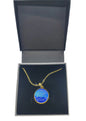 With God Everything Is Possible Circle Necklace Stainless Steel or 18k Gold 18-22"-Express Your Love Gifts