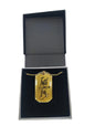 Faith Over Fear Arrow Necklace Stainless Steel or 18k Gold Dog Tag 24" Chain-Express Your Love Gifts