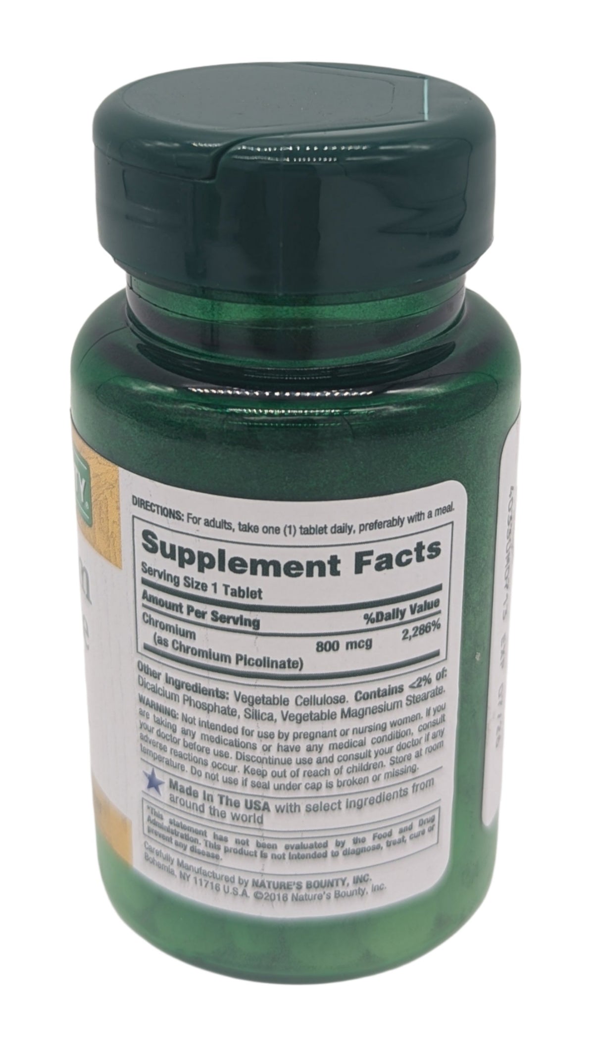 Nature's Bounty Mega Chromium Picolinate 800 mcg Tablets, 50 Count, 2-Pack-Express Your Love Gifts