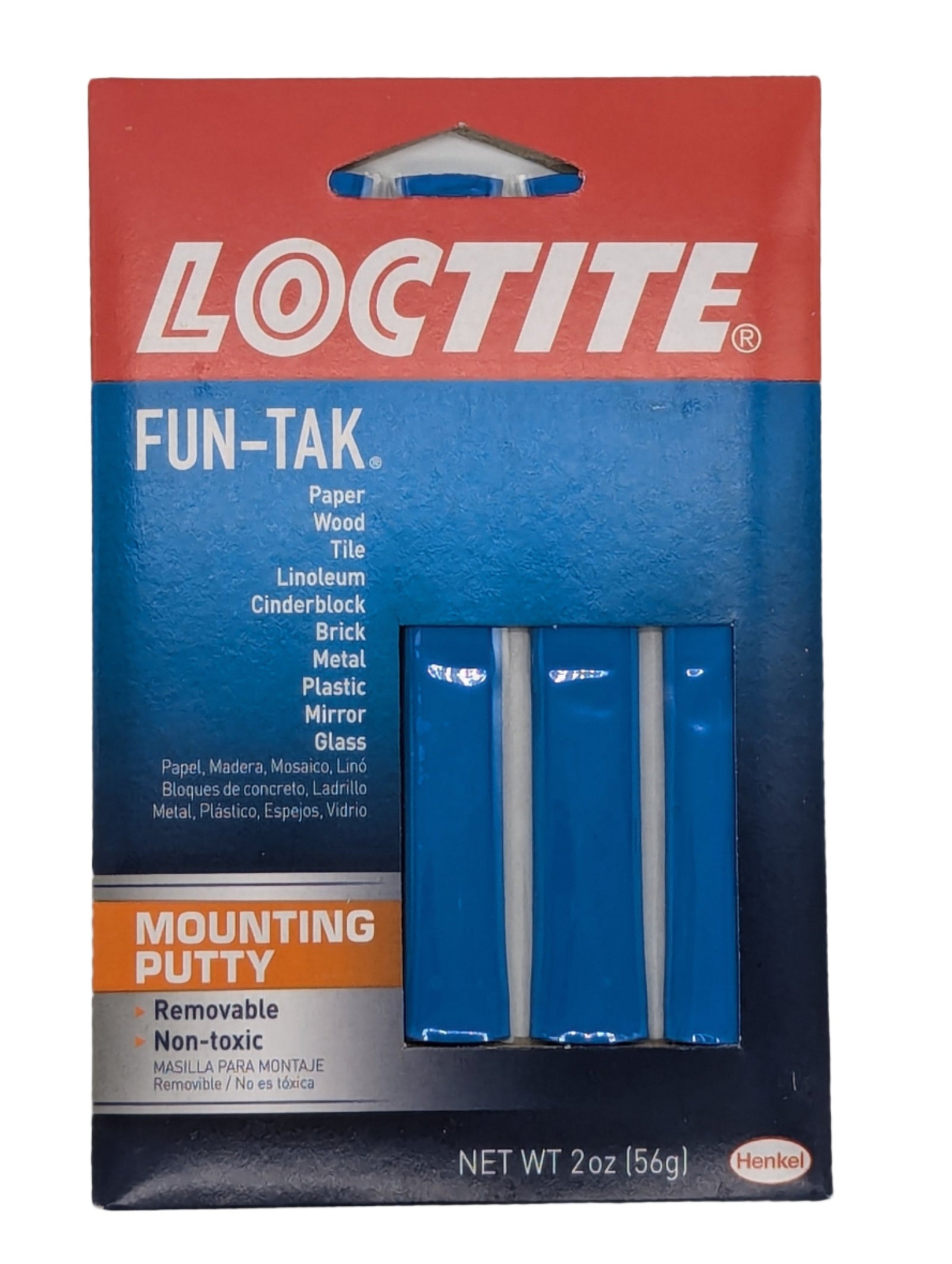 Loctite Fun-Tak Reusable Mounting Putty, 2 oz, 12-Pack Wallet-Express Your Love Gifts