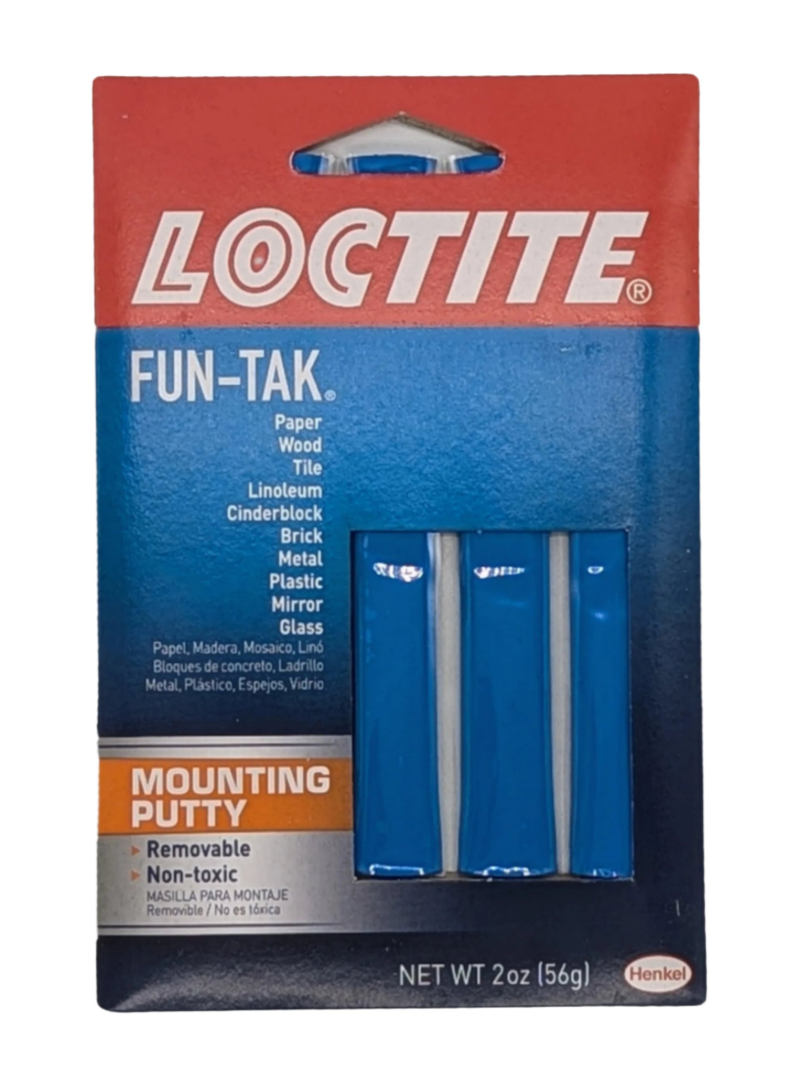 Loctite Fun-Tak Reusable Mounting Putty, 2 oz, 12-Pack Wallet-Express Your Love Gifts