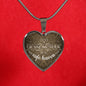 A Grandmother Is A Safe Haven Necklace Stainless Steel or 18k Gold Heart Pendant 18-22" - Express Your Love Gifts
