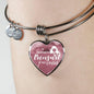 A Mother'S Treasure Is Her Child Stainless Steel or 18k Gold Heart Bracelet Bangle - Express Your Love Gifts