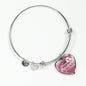 A Mother'S Treasure Is Her Child Stainless Steel or 18k Gold Heart Bracelet Bangle - Express Your Love Gifts