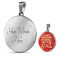A Sweet Friendship Refreshes The Soul Circle Necklace Stainless Steel or 18k Gold 18"22 - Express Your Love Gifts