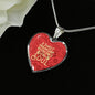 A Sweet Friendship Refreshes The Soul Necklace Stainless Steel or 18k Gold Heart Pendant 18-22" - Express Your Love Gifts