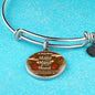 A Teacher Takes A Hand Bracelet Stainless Steel or 18k Gold" Circle Bracelet Bangle - Express Your Love Gifts