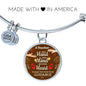 A Teacher Takes A Hand Bracelet Stainless Steel or 18k Gold" Circle Bracelet Bangle - Express Your Love Gifts
