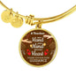 A Teacher Takes A Hand Bracelet Stainless Steel or 18k Gold" Circle Bracelet Bangle - Express Your Love Gifts