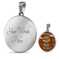 A Teacher Takes A Hand Circle Necklace Stainless Steel or 18k Gold 18-22" - Express Your Love Gifts