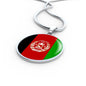 Afghanistan Flag Necklace Stainless Steel or 18k Gold 18-22" - Express Your Love Gifts