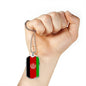 Afghanistan Flag Necklace Morocco Flag Stainless Steel or 18k Gold Dog Tag 24" Chain - Express Your Love Gifts
