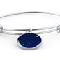 Alaska State Flag Bracelet Alaska Circle Bangle Stainless Steel or 18k Gold" - Express Your Love Gifts