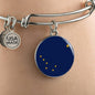 Alaska State Flag Bracelet Alaska Circle Bangle Stainless Steel or 18k Gold" - Express Your Love Gifts