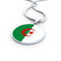 Algeria Flag Necklace Algeria Flag Stainless Steel or 18k Gold 18-22" - Express Your Love Gifts