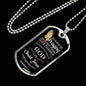 Always Be Praying Bible Verse Necklace Stainless Steel or 18k Gold Dog Tag 24" Chain-Express Your Love Gifts