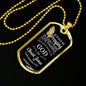 Always Be Praying Bible Verse Necklace Stainless Steel or 18k Gold Dog Tag 24" Chain-Express Your Love Gifts
