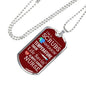 Always Caring Nurse Necklace Stainless Steel or 18k Gold Dog Tag W 24" Chain-Express Your Love Gifts