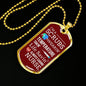 Always Caring Nurse Necklace Stainless Steel or 18k Gold Dog Tag W 24" Chain-Express Your Love Gifts