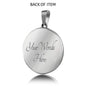 Always On My Mind Circle Necklace Stainless Steel or 18k Gold 18-22"-Express Your Love Gifts