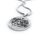 Always On My Mind Circle Necklace Stainless Steel or 18k Gold 18-22"-Express Your Love Gifts