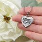 Always On My Mind Heart Pendant Necklace Stainless Steel or 18k Gold 18-22"-Express Your Love Gifts