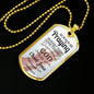 Always Praying Bible Necklace Stainless Steel or 18k Gold Dog Tag 24" Chain-Express Your Love Gifts