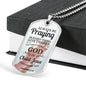 Always Praying Bible Necklace Stainless Steel or 18k Gold Dog Tag 24" Chain-Express Your Love Gifts