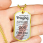 Always Praying Bible Necklace Stainless Steel or 18k Gold Dog Tag 24" Chain-Express Your Love Gifts