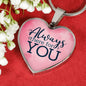 Always There For You Heart Pendant Necklace-Express Your Love Gifts