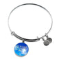 Always There For You Stainless Steel or 18k Gold Circle Bracelet Bangle - Express Your Love Gifts