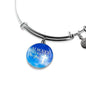 Always There For You Stainless Steel or 18k Gold Circle Bracelet Bangle - Express Your Love Gifts