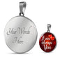 Always You Circle Necklace Stainless Steel or 18k Gold 18-22" - Express Your Love Gifts