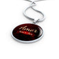 Amor Nunca Se Acaba Circle Necklace Stainless Steel or 18k Gold 18-22" - Express Your Love Gifts