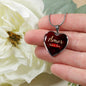 Amor Nunca Se Acaba Necklace Stainless Steel or 18k Gold Heart Pendant 18-22" - Express Your Love Gifts