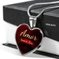 Amor Nunca Se Acaba Necklace Stainless Steel or 18k Gold Heart Pendant 18-22" - Express Your Love Gifts
