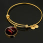 Amor Nunca Se Acaba Stainless Steel or 18k Gold Circle Bracelet Bangle - Express Your Love Gifts