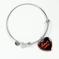 Amor Nunca Se Acaba Stainless Steel or 18k Gold Heart Bracelet Bangle - Express Your Love Gifts