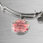 An Awesome Mother Stainless Steel or 18k Gold Circle Bracelet Bangle - Express Your Love Gifts