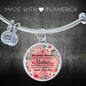 An Awesome Mother Stainless Steel or 18k Gold Circle Bracelet Bangle - Express Your Love Gifts
