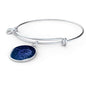 Aquarius Constellation Queen Stainless Steel or 18k Gold Circle Bangle Bracelet - Express Your Love Gifts