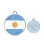Argentina Flag Bracelet Circle Bangle Stainless Steel or 18k Gold - Express Your Love Gifts