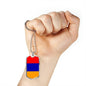 Armenia Flag Necklace Armenia Flag Stainless Steel or 18k Gold Dog Tag 24" - Express Your Love Gifts