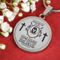 Armor Of God Ephesians 6:1118 Circle Necklace Stainless Steel or 18k Gold 18-22" - Express Your Love Gifts