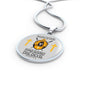 Armor Of God Ephesians 6:1118 Circle Necklace Stainless Steel or 18k Gold 18-22" - Express Your Love Gifts