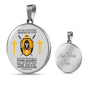 Armor Of God Ephesians 6:1118 Circle Necklace Stainless Steel or 18k Gold 18-22" - Express Your Love Gifts