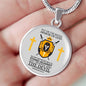 Armor Of God Ephesians 6:1118 Circle Necklace Stainless Steel or 18k Gold 18-22" - Express Your Love Gifts